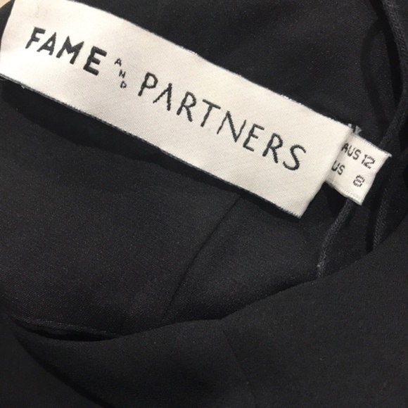 Fame & Partners The Midheaven Gown In Black - Picture 7 of 8